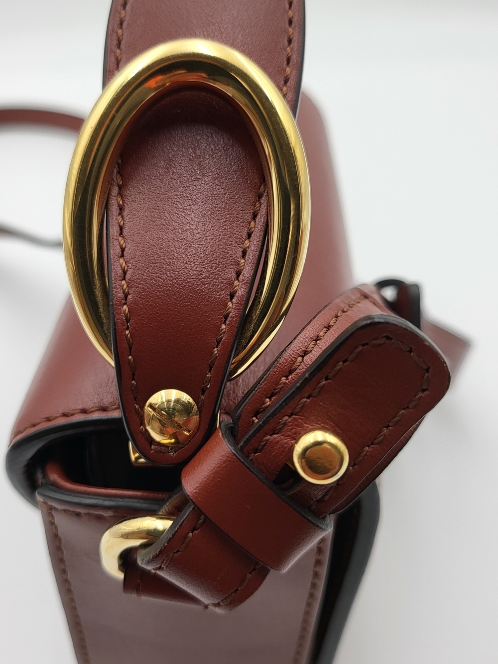 Chloé Calfskin Leather 'C' Mini Crossbody Bag, Auth w/COA. - Picture 9 of 16